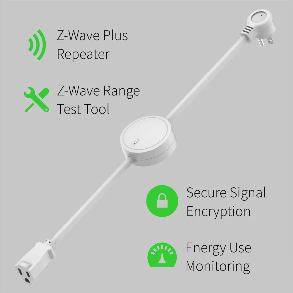 Zooz 800 Series Z-Wave Long Range Power Switch ZEN15 800LR for Heavy Duty Appliances